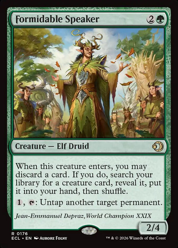Formidable Speaker - Magic: The Gathering