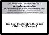 Code Card - Celestial Storm Theme Deck - "Hydro Fury" [Swampert] - Pokémon