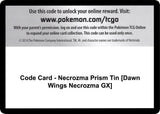 Code Card - Necrozma Prism Tin [Dawn Wings Necrozma GX] - Pokémon