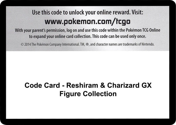 Code Card - Reshiram & Charizard GX Figure Collection - Pokémon