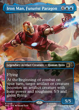 Iron Man, Futurist Paragon (Borderless) (MSC 501) - Magic: The Gathering