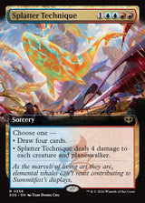 Splatter Technique (Extended Art) - Magic: The Gathering