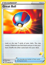 Great Ball - 164/202 (#49 Pikachu Stamped) - Pokémon