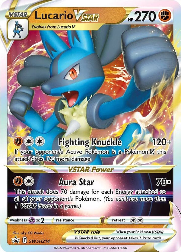 Lucario VSTAR - SWSH214 - Pokémon