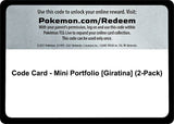 Code Card - Mini Portfolio [Giratina] (2-Pack) - Pokémon