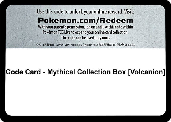 Code Card - Mythical Collection Box [Volcanion] - Pokémon