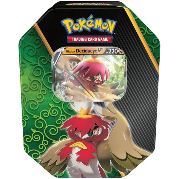 Divergent Powers Tin [Hisuian Decidueye V] (International Version) - Pokémon