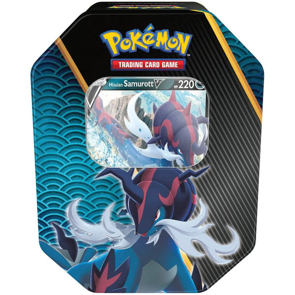 Divergent Powers Tin [Hisuian Samurott V] (International Version) - Pokémon