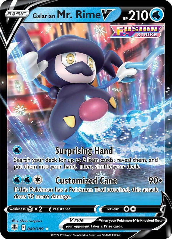 Galarian Mr. Rime V - Pokémon