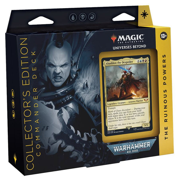 Universes Beyond: Warhammer 40,000 - The Ruinous Powers Commander Deck (Collector's Edition) - Magic: The Gathering