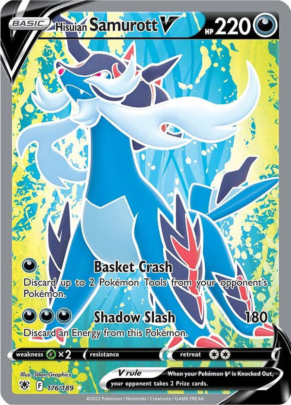 Hisuian Samurott V (Full Art) - Pokémon