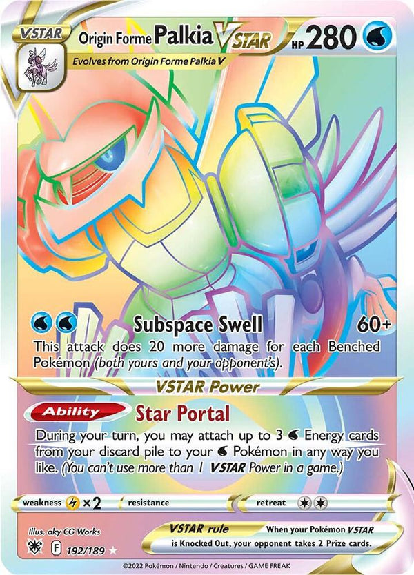 Origin Forme Palkia VSTAR (Secret) (192) - Pokémon
