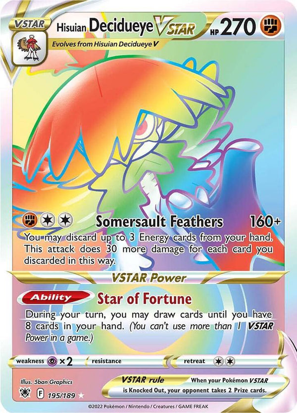 Hisuian Decidueye VSTAR (Secret) - Pokémon