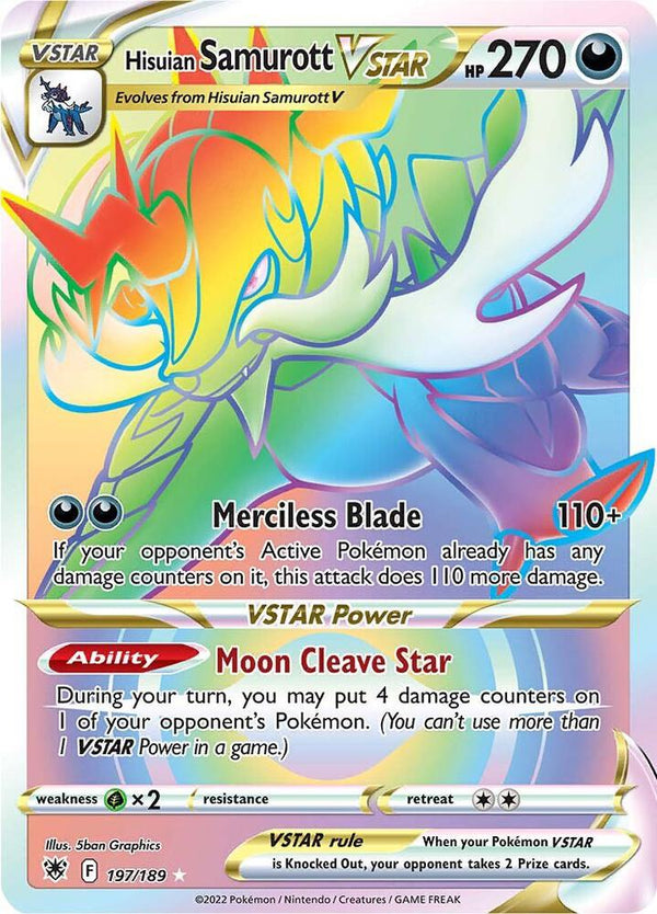 Hisuian Samurott VSTAR (Secret) - Pokémon