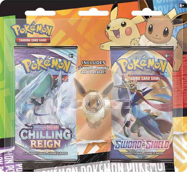 Pokemon TCG: Back to School Eraser Blister [Eevee] - Pokémon