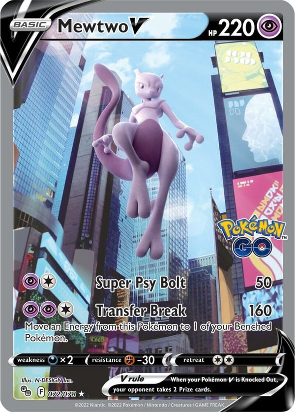 Mewtwo V (Alternate Full Art) - Pokémon
