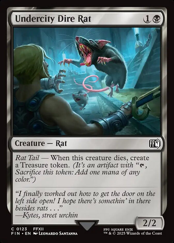 Undercity Dire Rat - Magic: The Gathering