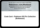 Code Card - Pokemon GO Pin Collection [Bulbasaur] - Pokémon