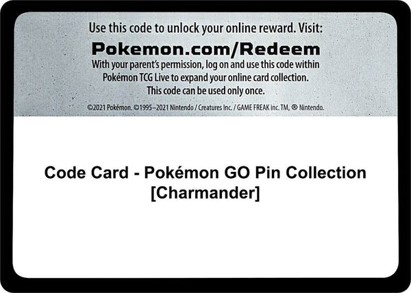 Code Card - Pokemon GO Pin Collection [Charmander] - Pokémon