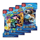 Evolutions Sleeved Booster Pack Art Bundle [Set of 4] - Pokémon
