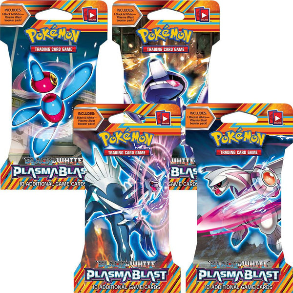 Plasma Blast Sleeved Booster Pack Art Bundle [Set of 4] - Pokémon