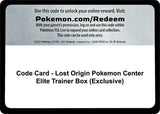 Code Card - Lost Origin Pokemon Center Elite Trainer Box (Exclusive) - Pokémon