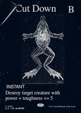 Cut Down (0158) - Magic: The Gathering