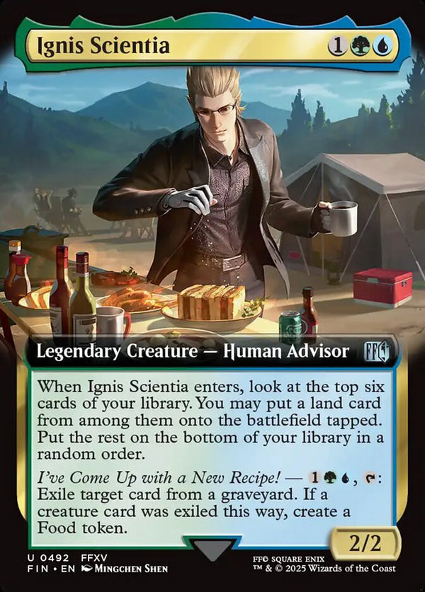 Ignis Scientia (Extended Art) - Magic: The Gathering