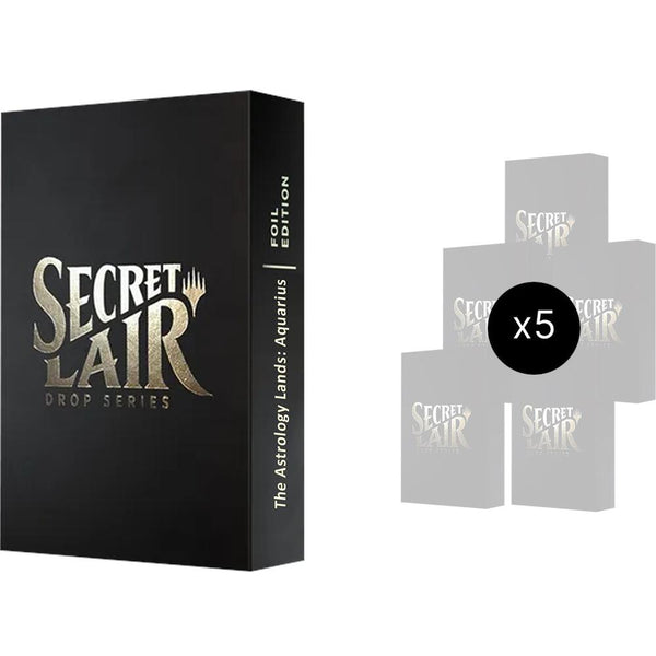 Secret Lair Drop: Astrology Lands (Aquarius) Bundle - Traditional Foil Edition - Magic: The Gathering