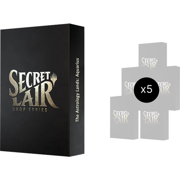 Secret Lair Drop: Astrology Lands (Aquarius) Bundle - Non-Foil Edition - Magic: The Gathering