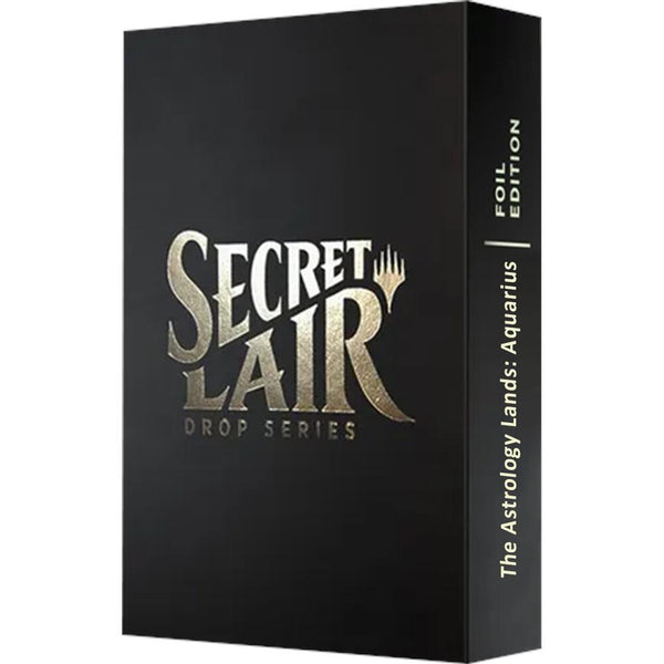 Secret Lair Drop: Astrology Lands (Aquarius) - Traditional Foil Edition - Magic: The Gathering
