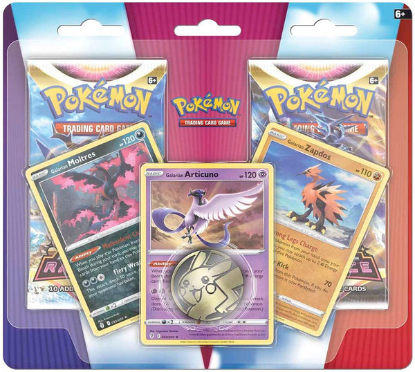 Enhanced 2-Pack Blister Pack [Galarian Articuno, Galarian Zapdos, & Galarian Moltres] - Pokémon