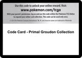 Code Card - Primal Groudon Collection - Pokémon