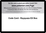 Code Card - Rayquaza EX Box - Pokémon