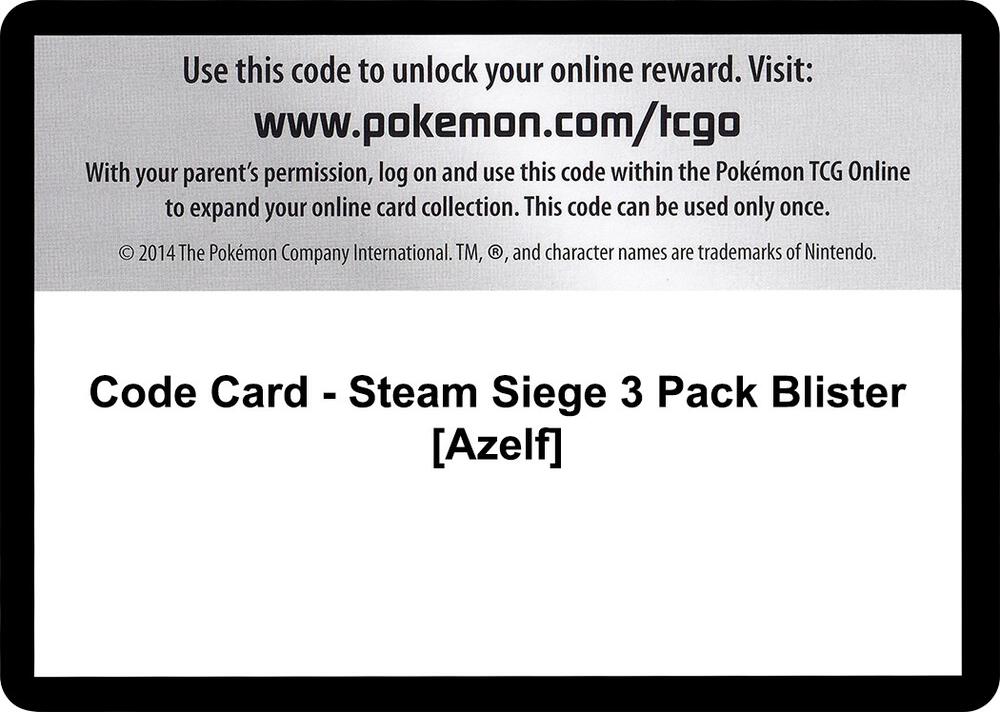 Code Card - Steam Siege 3 Pack Blister [Azelf]