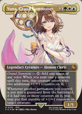 Yuna, Grand Summoner (Borderless) (Surge Foil) - Magic: The Gathering