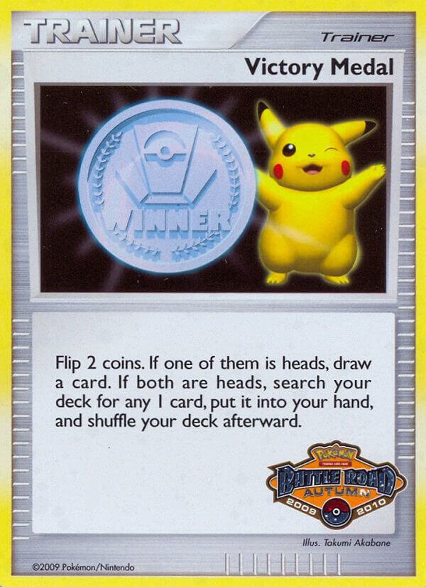 Victory Medal - 2009-2010 (Battle Road Autumn) - Pokémon