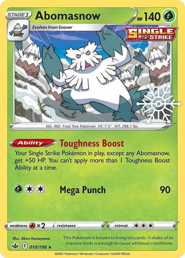 Abomasnow - 010/198 (Holiday Calendar) - Pokémon