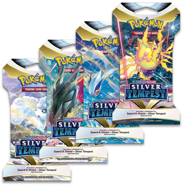 Silver Tempest Sleeved Booster Pack Art Bundle [Set of 4] - Pokémon