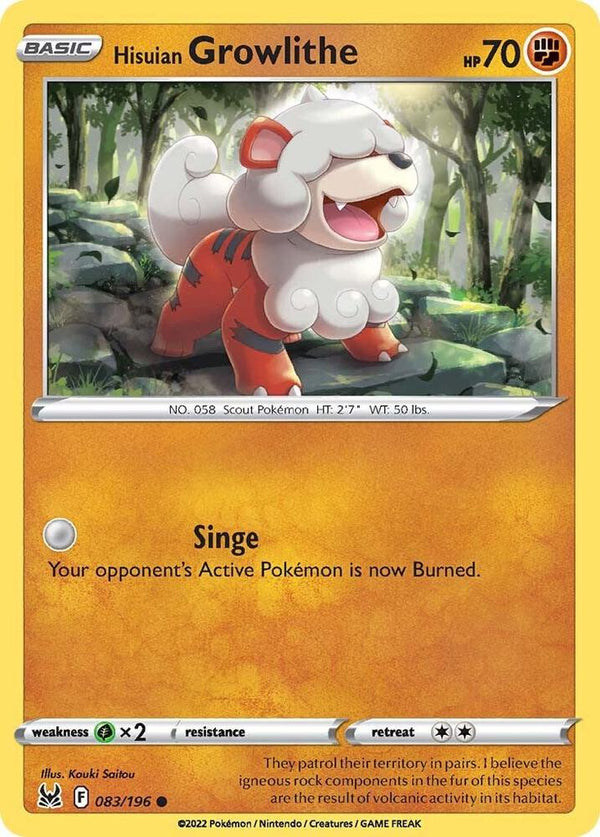 Hisuian Growlithe - Pokémon