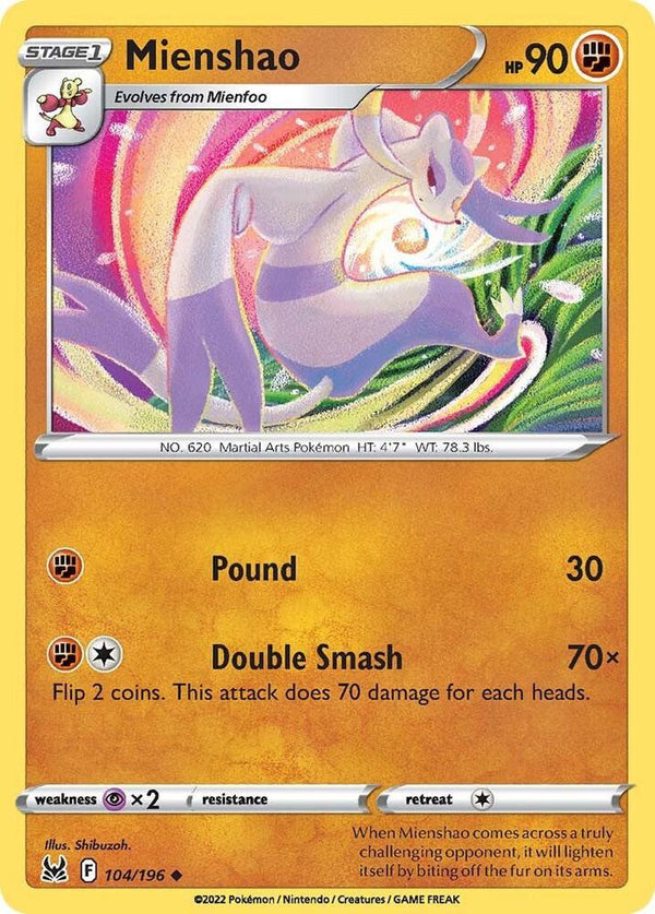 Mienshao - Pokémon