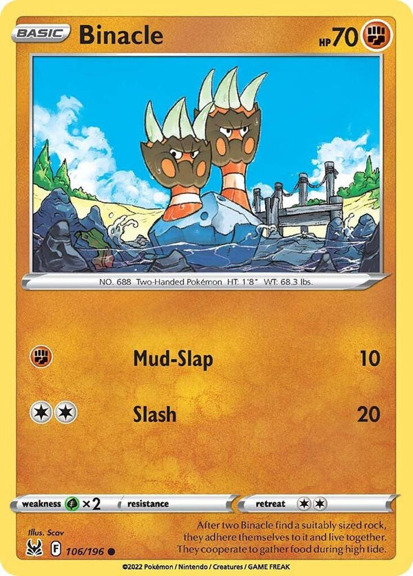 Binacle - Pokémon
