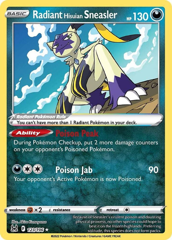 Radiant Hisuian Sneasler - Pokémon