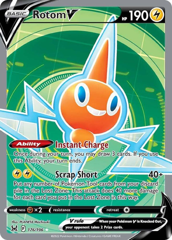 Rotom V (Full Art) (SWSH11 176/196) - Pokémon