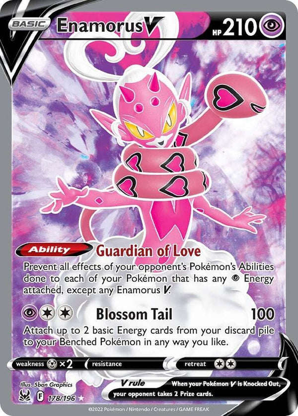 Enamorus V (Full Art) (SWSH11 178/196) - Pokémon