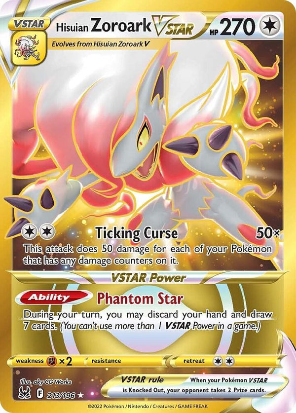 Hisuian Zoroark VSTAR (213) (Secret) - Pokémon