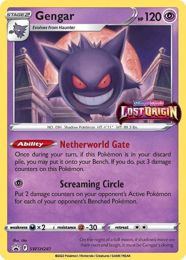 Gengar - SWSH241 (Prerelease) - Pokémon