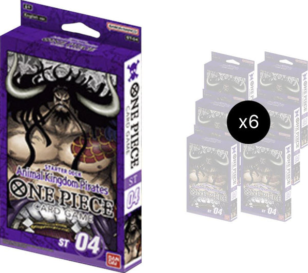 Starter Deck 4: Animal Kingdom Pirates Display - One Piece Card Game