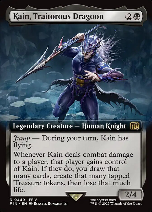 Kain, Traitorous Dragoon (Extended Art) - Magic: The Gathering