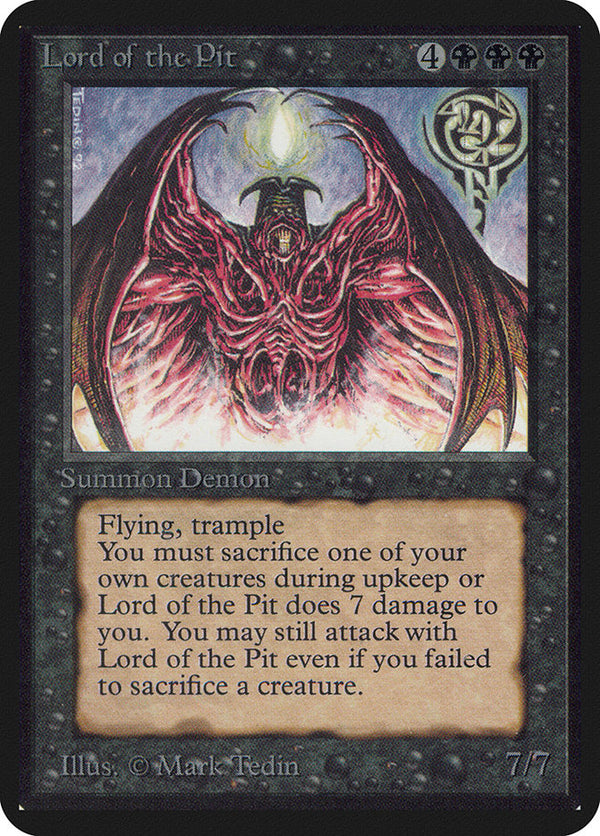 Lord of the Pit - Magic: The Gathering
